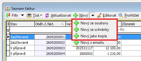 Soubor:Wiki obrázky - Možnosti pořízení faktury.png