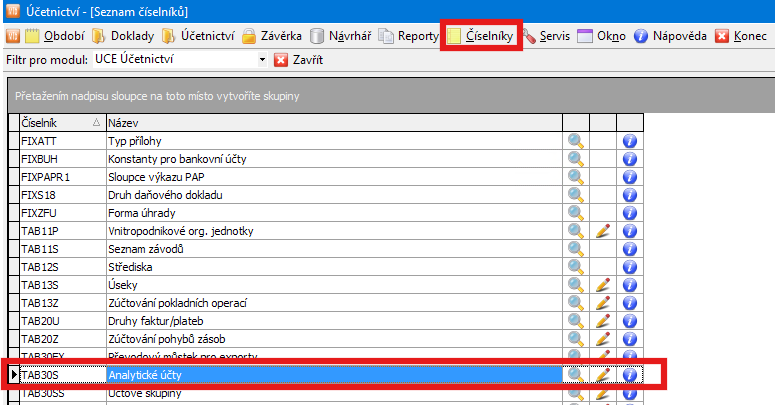 Soubor:Wiki obrázky - Analytické účty číselník.png