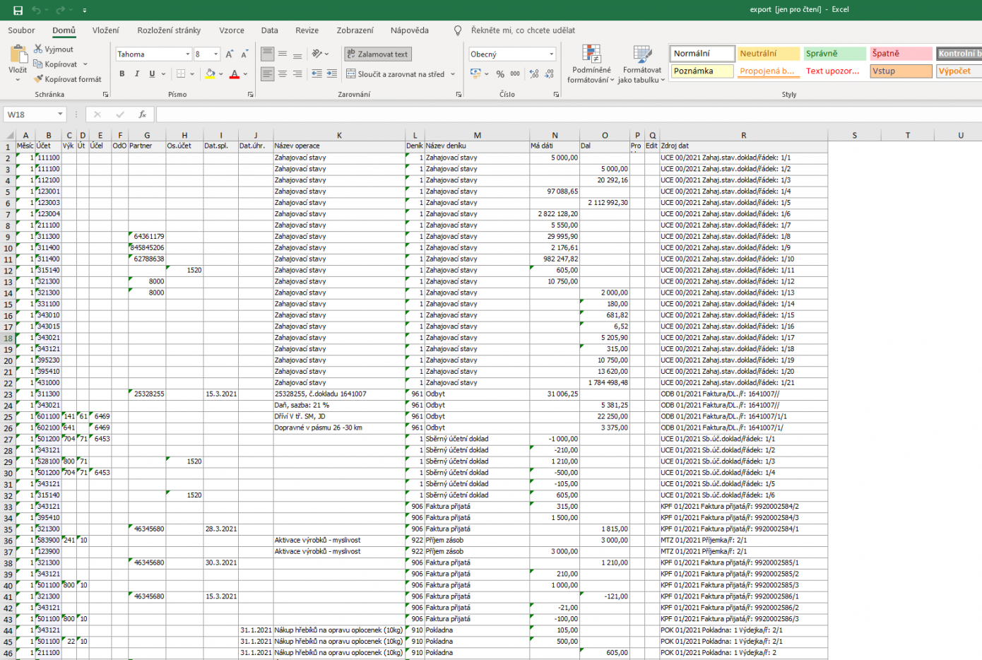 UCE - Export přehledu do aplikace Microsoft Excel 3.png