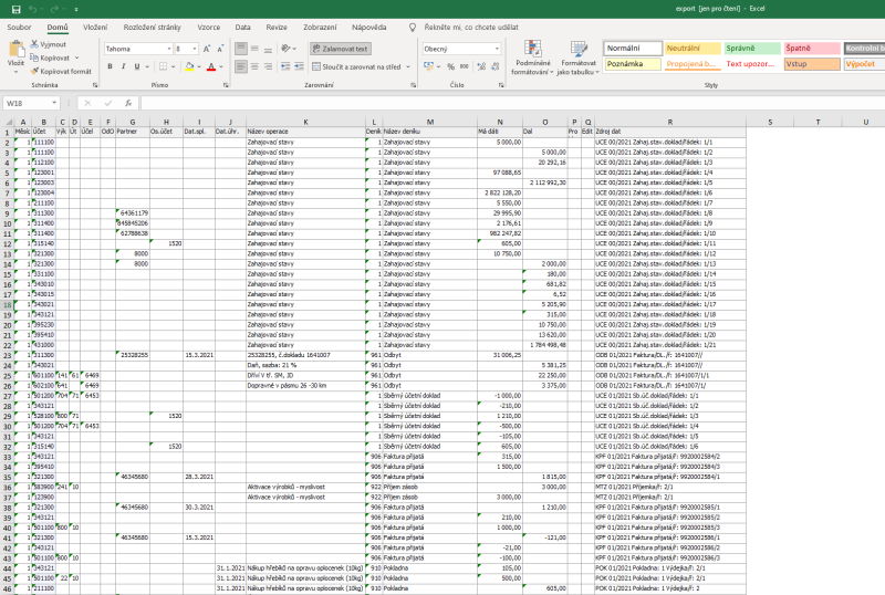 Soubor:UCE - Export přehledu do aplikace Microsoft Excel 3.png